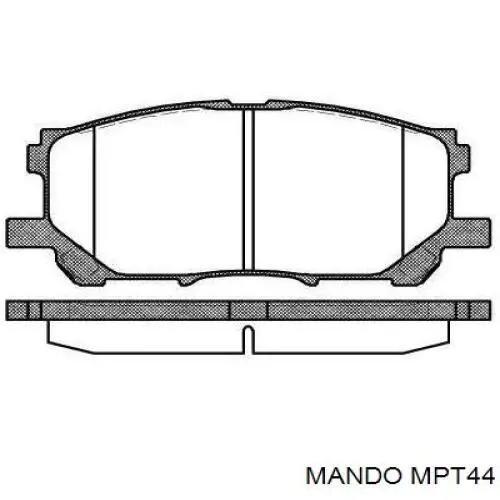 Гальмівні колодки Mando MPT44 ціна, від 27.95 USD