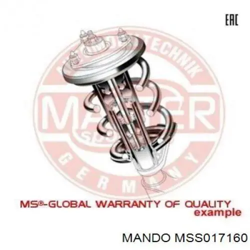 Амортизатор передній, правий Mando MSS017160 ціна, від 46.22 USD