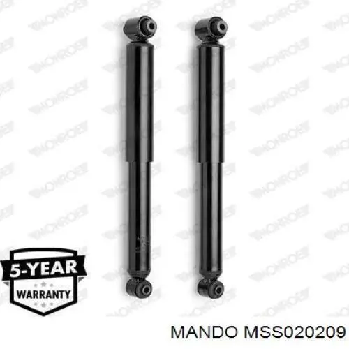 Задній амортизатор Mando MSS020209