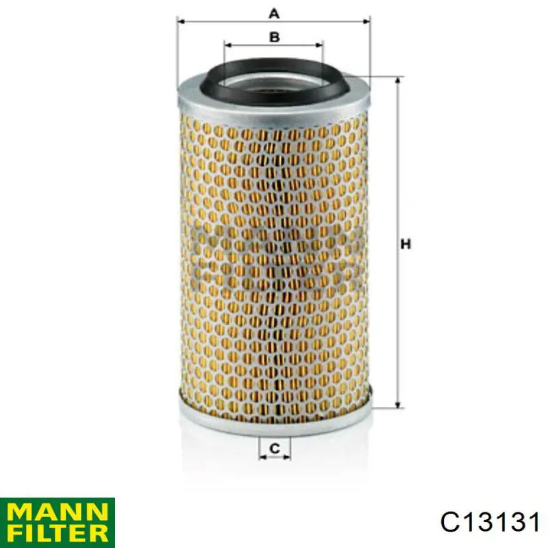C13131 Mann-Filter Повітряний фільтр двигуна