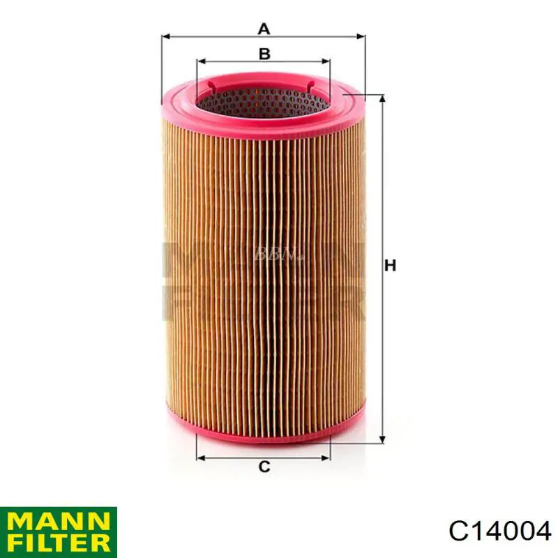C14004 Mann-Filter фільтр повітряний