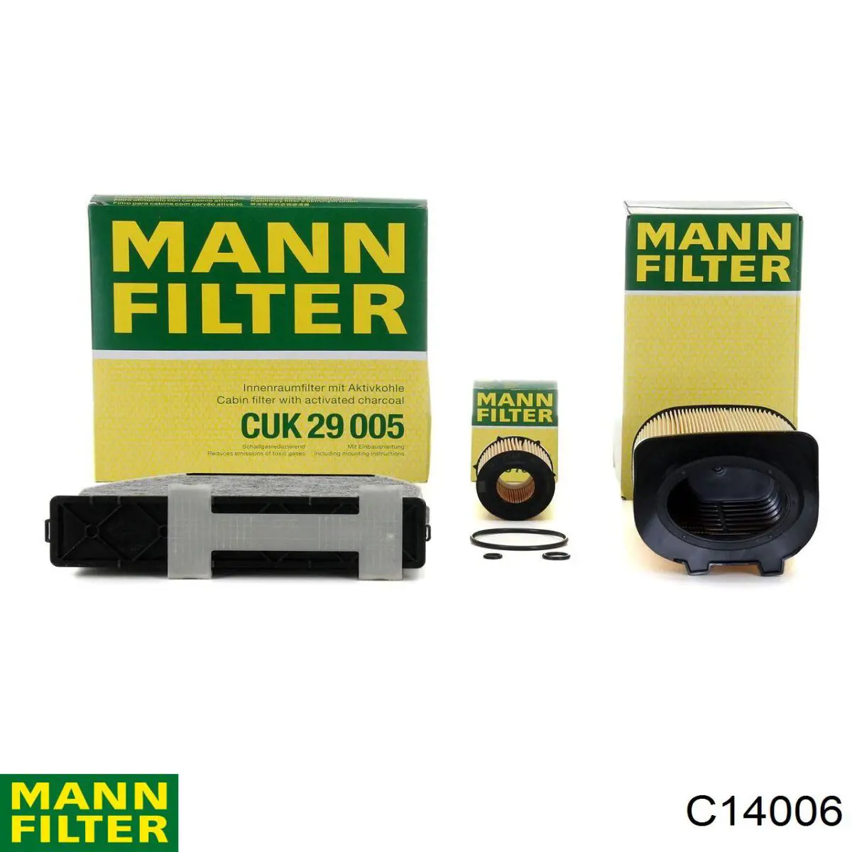 C14006 Mann-Filter фільтр повітряний