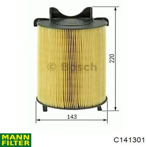 Фільтр повітряний Mann-Filter C141301