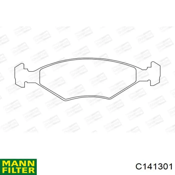 Купити C141301 Mann-Filter Автомобільний фільтр повітря