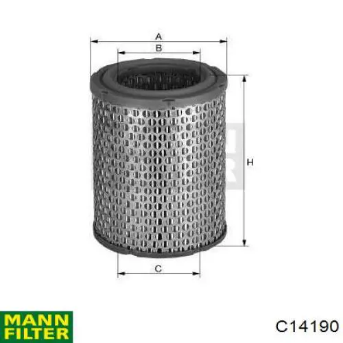 Купити C14190 Mann-Filter Автомобільний фільтр повітря