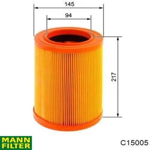 AF0215 Alpha Filter Повітряний фільтр двигуна