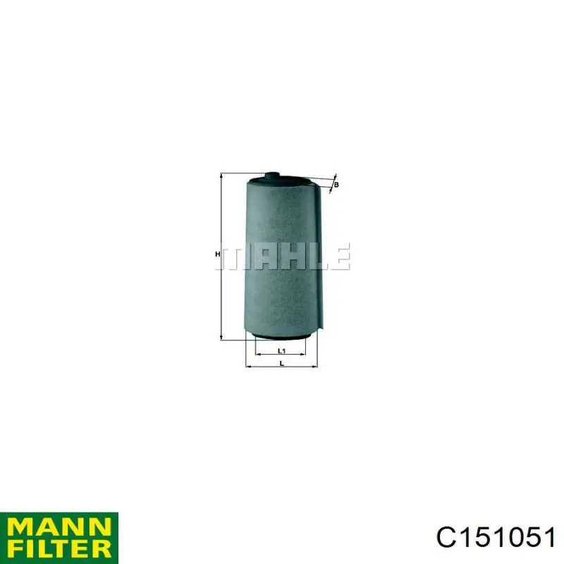 C151051 Mann-Filter фільтр повітряний