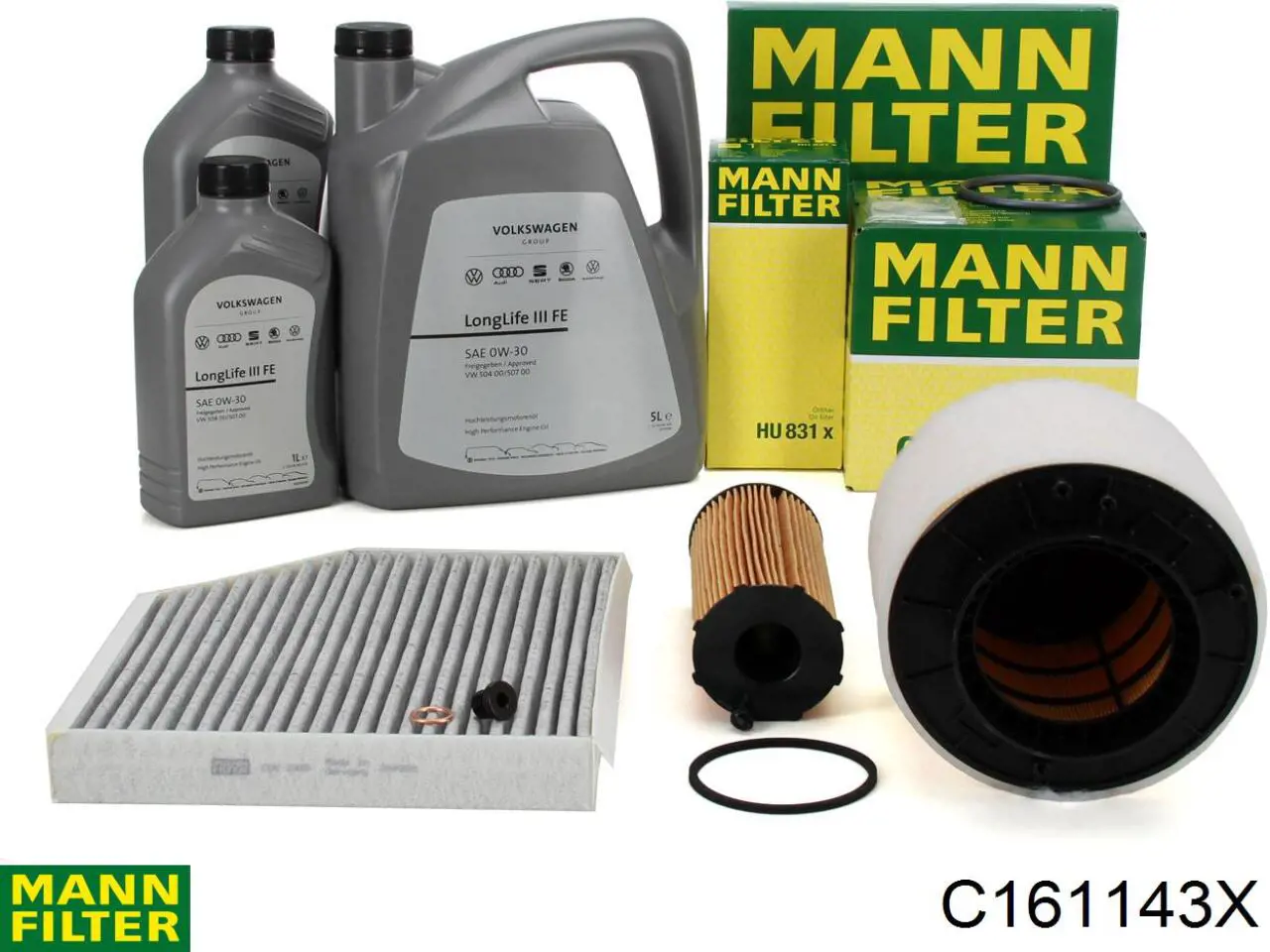 C161143X Mann-Filter фільтр повітряний