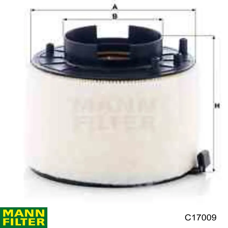 Елемент повітряного фільтра Mann-Filter C17009 ціна, від 20.61 USD