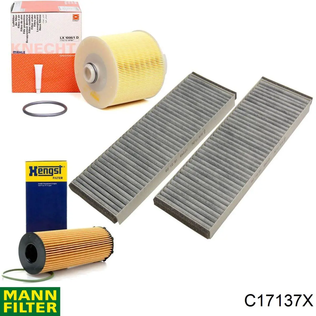 Купити C17137X Mann-Filter Автомобільний фільтр повітря