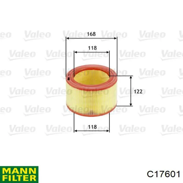 Повітряний фільтр C17601 Mann-Filter