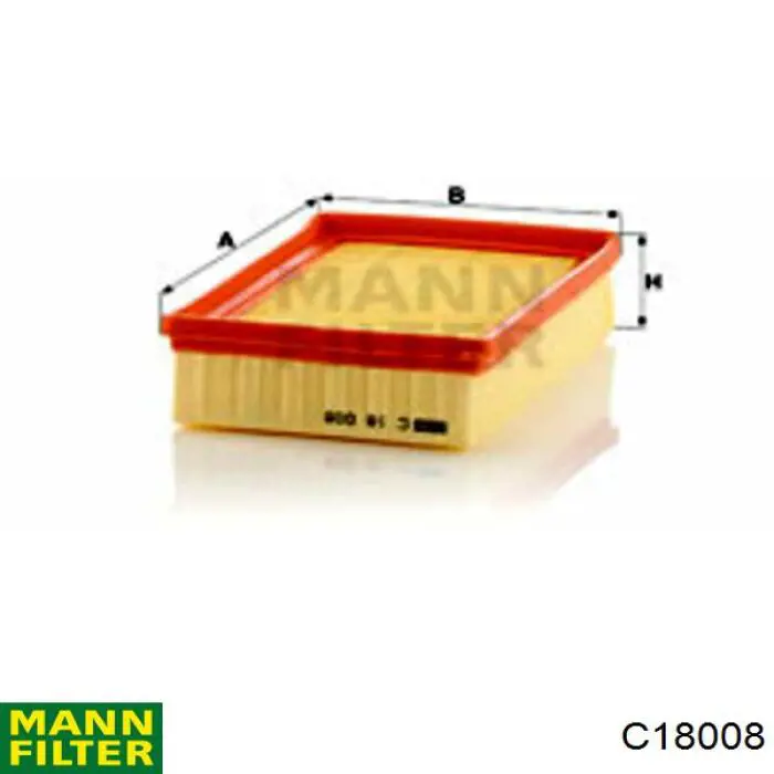 Купити C18008 Mann-Filter Автомобільний фільтр повітря