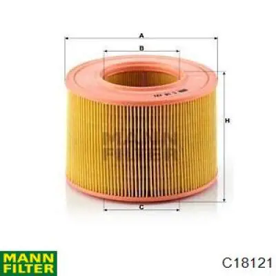 Елемент повітряного фільтра Mann-Filter C18121 ціна, від 6.39 USD