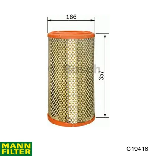 Повітряний фільтр C19416 Mann-Filter
