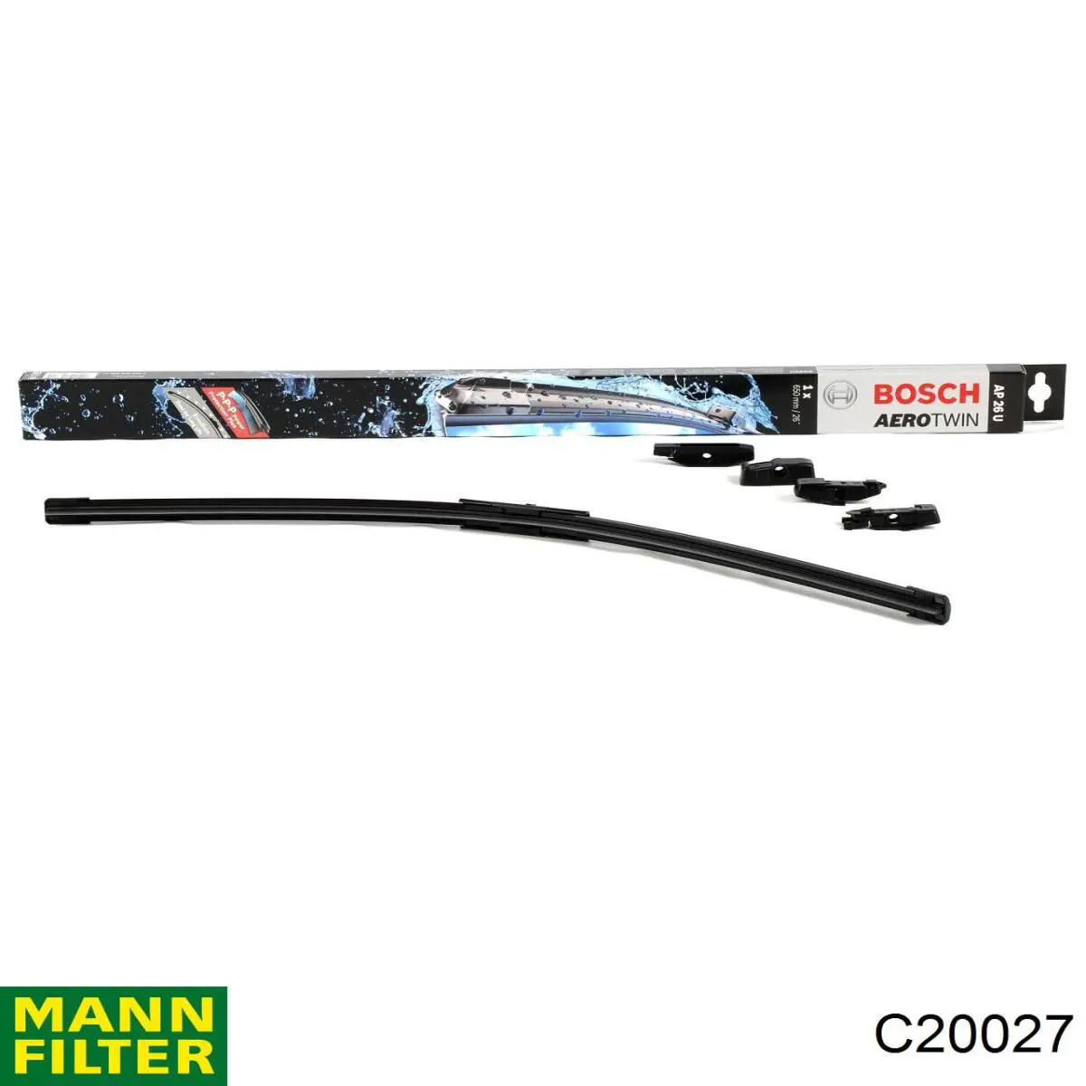 Купити C20027 Mann-Filter Автомобільний фільтр повітря