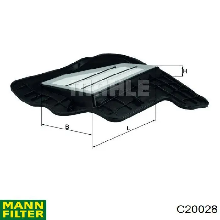 C20028 Mann-Filter фільтр повітряний