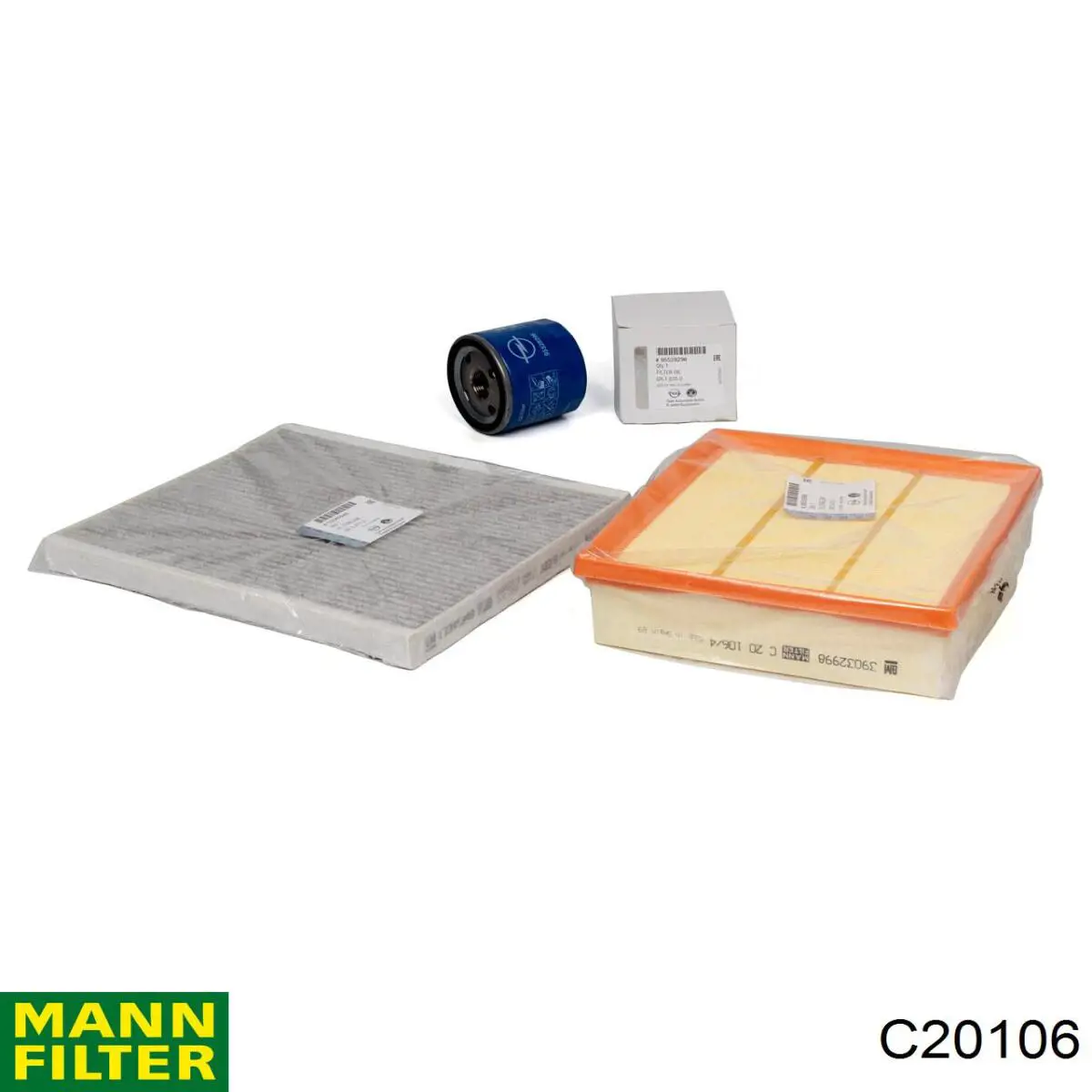 Елемент повітряного фільтра Mann-Filter C20106 ціна, від 10.54 USD