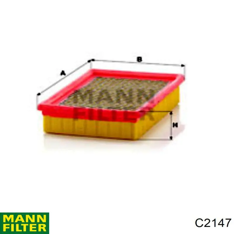 Купити C2147 Mann-Filter Автомобільний фільтр повітря