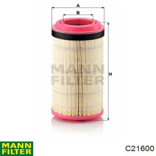 Фільтр повітряний C21600 Mann-Filter