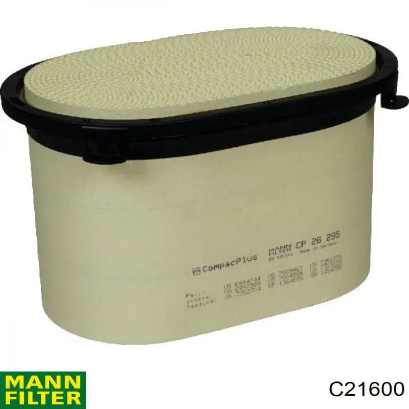 Елемент повітряного фільтра Mann-Filter C21600 ціна, від 44.19 USD