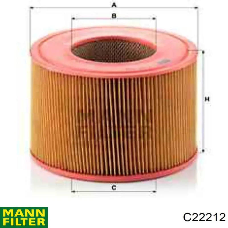 Фільтр повітряний C22212 Mann-Filter