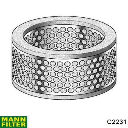 Елемент повітряного фільтра Mann-Filter C2231 ціна, від 2.53 USD