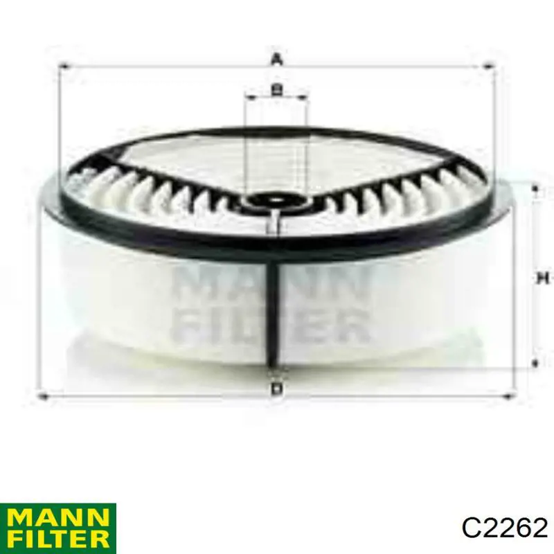 Елемент повітряного фільтра Mann-Filter C2262 ціна, від 4.76 USD