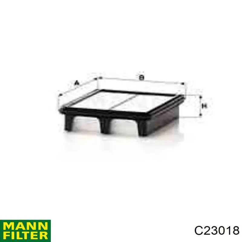 Елемент повітряного фільтра Mann-Filter C23018 ціна, від 8.04 USD