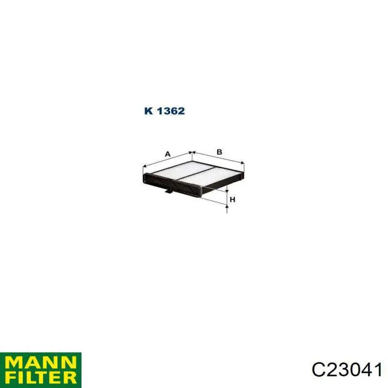 Повітряний фільтр C23041 Mann-Filter