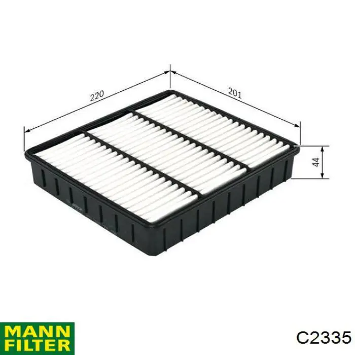 Купити C2335 Mann-Filter Автомобільний фільтр повітря