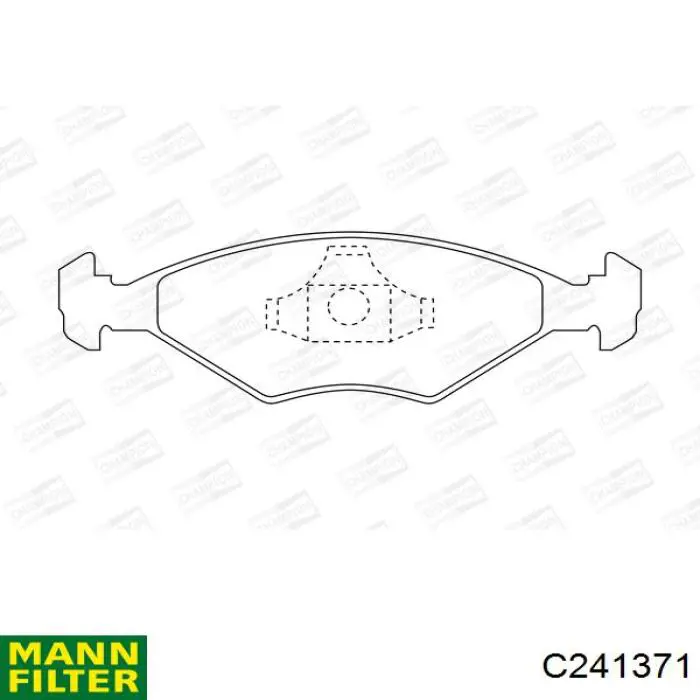 Елемент повітряного фільтра Mann-Filter C241371 ціна, від 17.63 USD