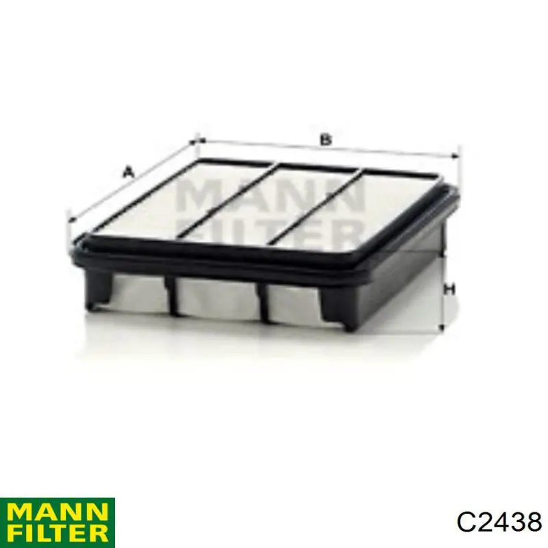 Купити C2438 Mann-Filter Автомобільний фільтр повітря