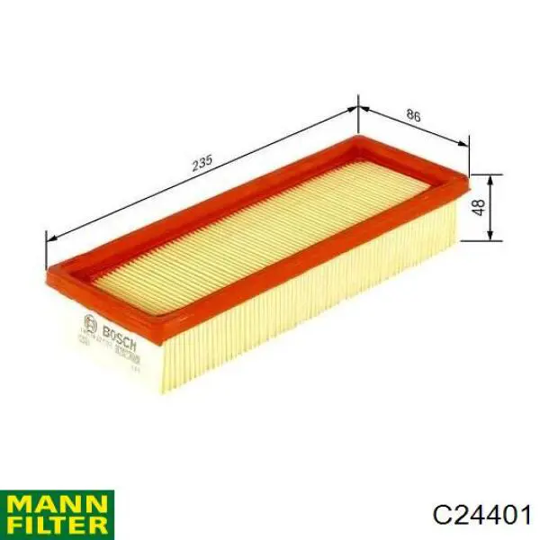 Повітряний фільтр C24401 Mann-Filter