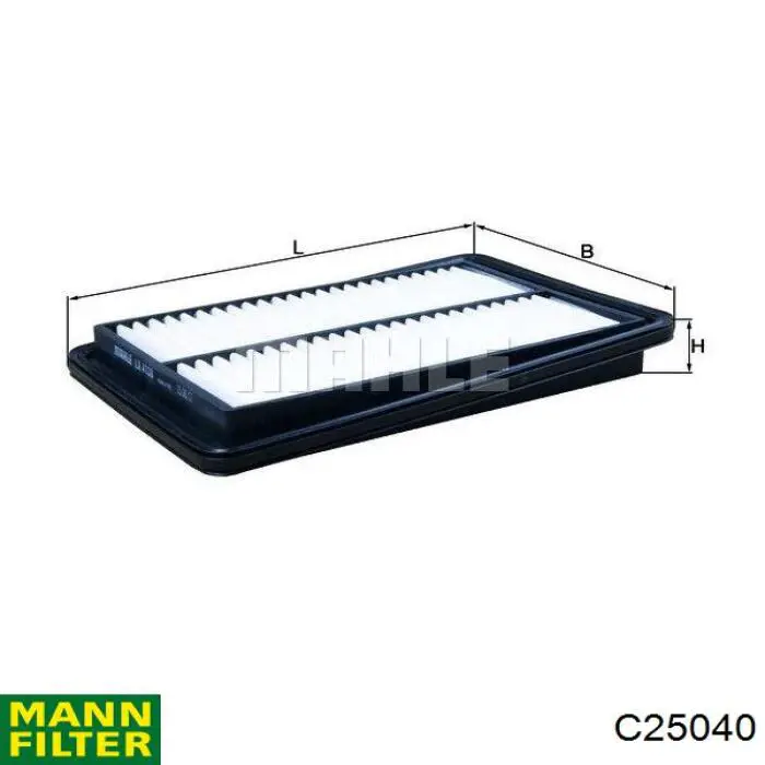 Елемент повітряного фільтра Mann-Filter C25040 ціна, від 10.25 USD