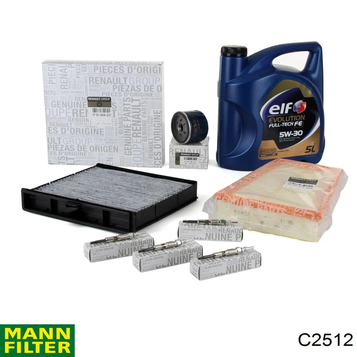 C2512 Mann-Filter Повітряний фільтр двигуна