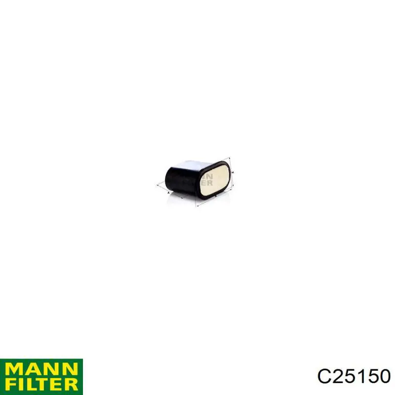 Купити C25150 Mann-Filter Автомобільний фільтр повітря