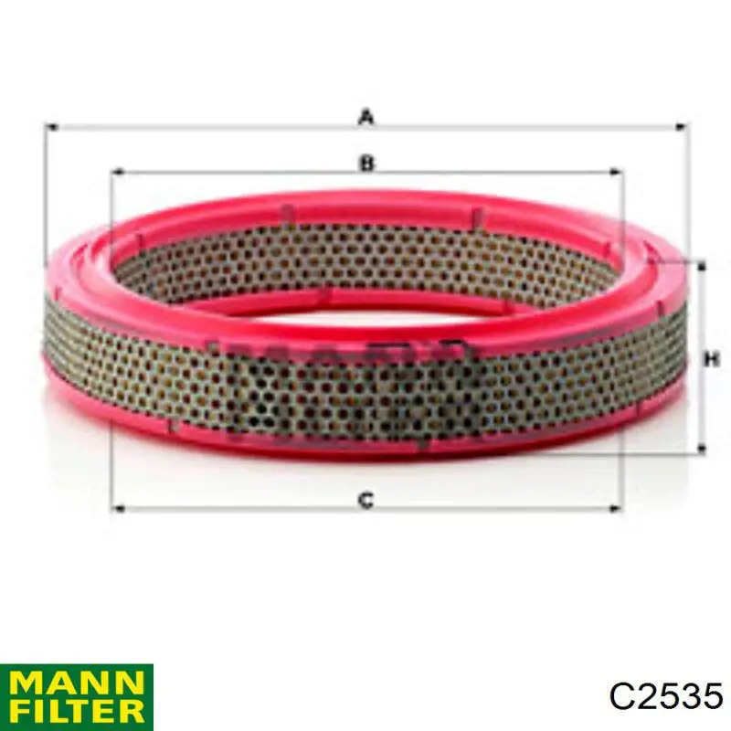 C2535 Mann-Filter фільтр повітряний