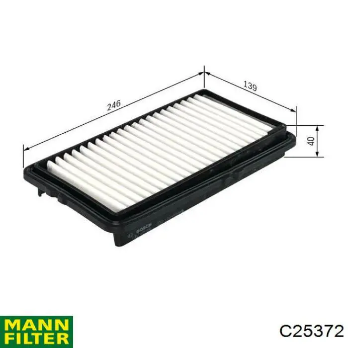 Елемент повітряного фільтра Mann-Filter C25372 ціна, від 5.21 USD