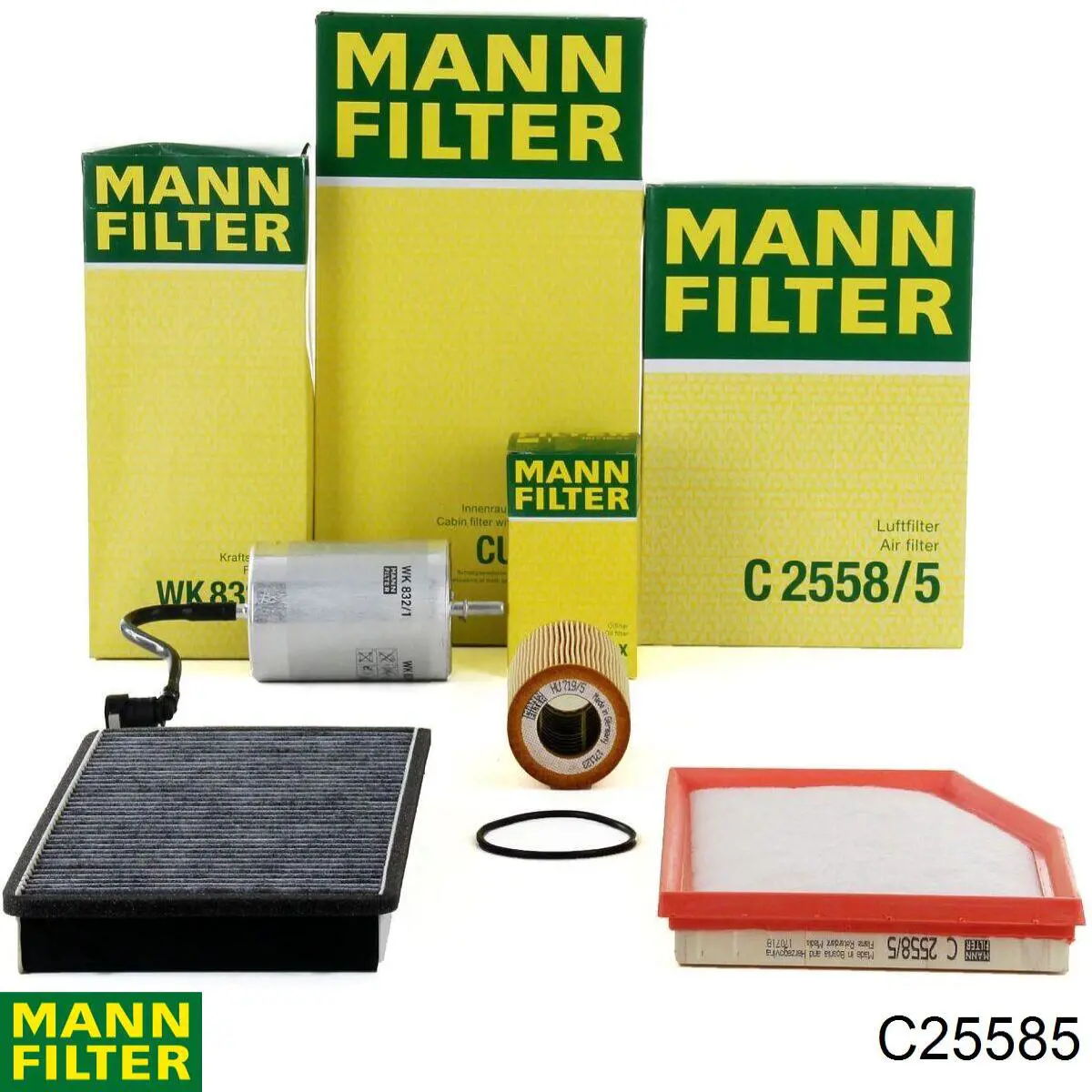Елемент повітряного фільтра Mann-Filter C25585 ціна, від 6.40 USD