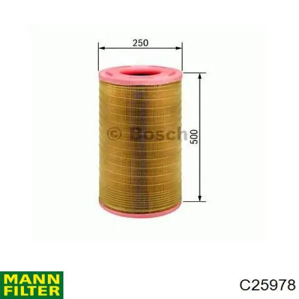 Купити C25978 Mann-Filter Автомобільний фільтр повітря