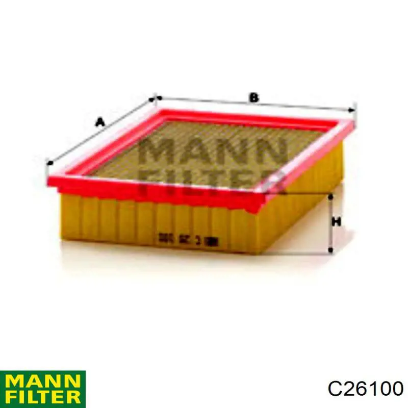 Купити C26100 Mann-Filter Автомобільний фільтр повітря