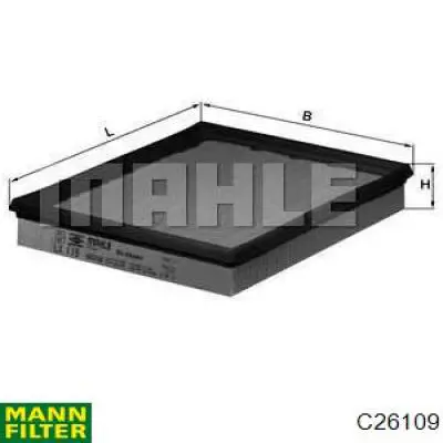 Елемент повітряного фільтра Mann-Filter C26109 ціна, від 4.66 USD