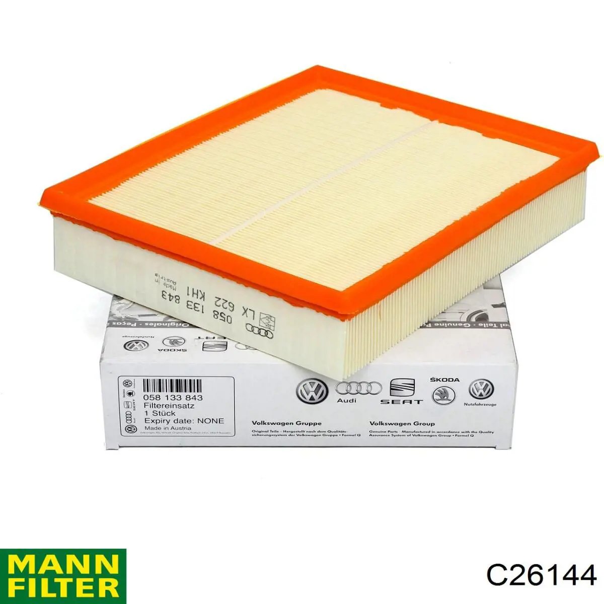 C26144 Mann-Filter Повітряний фільтр двигуна
