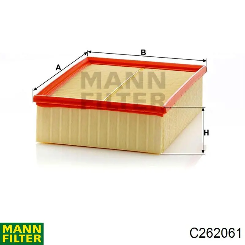 C262061 Mann-Filter фільтр повітряний