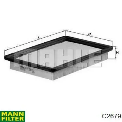Елемент повітряного фільтра Mann-Filter C2679 ціна, від 4.81 USD