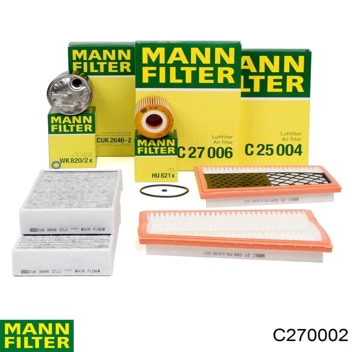 Повітряний фільтр C270002 Mann-Filter