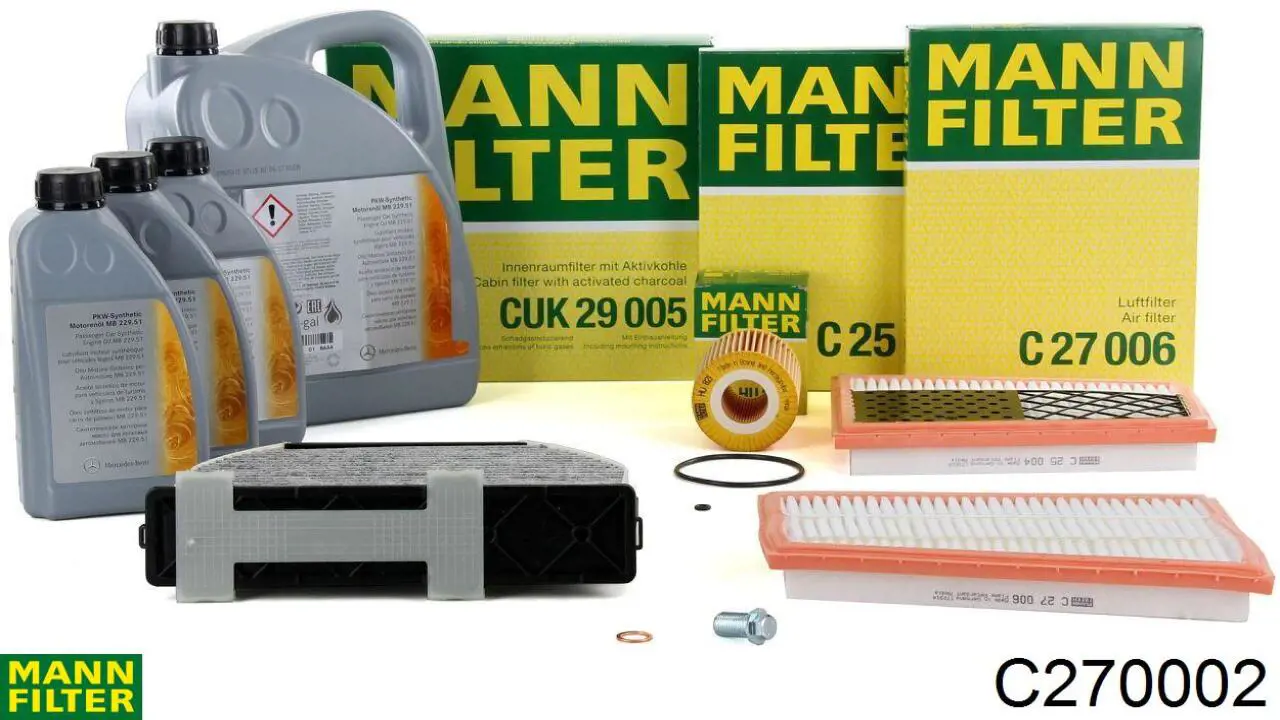 Фільтр повітряний Mann-Filter C270002