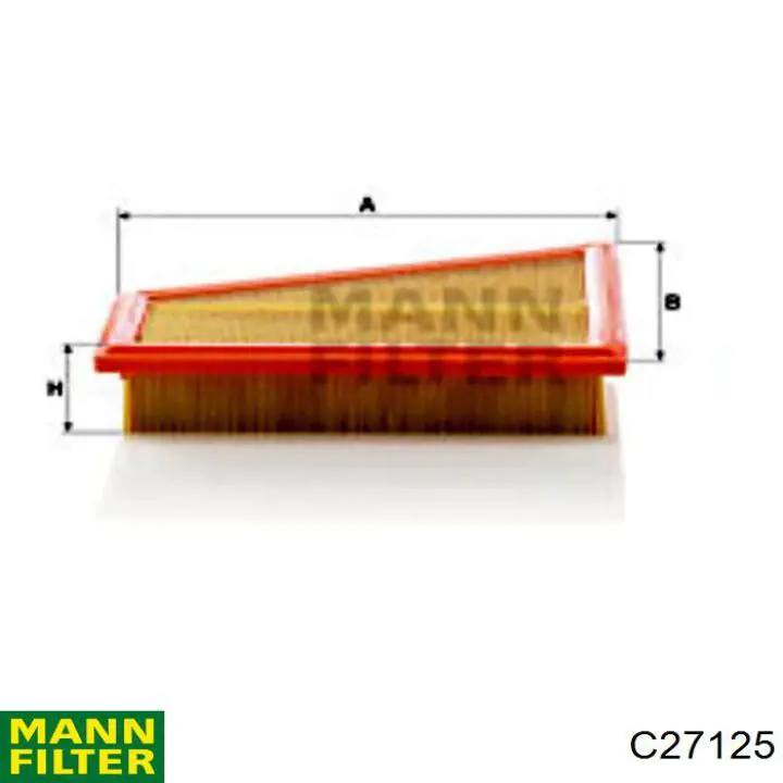Елемент повітряного фільтра Mann-Filter C27125 ціна, від 22.60 USD