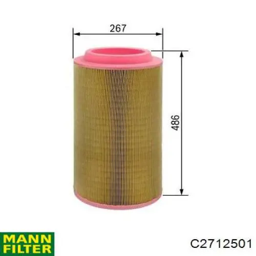 Елемент повітряного фільтра Mann-Filter C2712501 ціна, від 54.85 USD