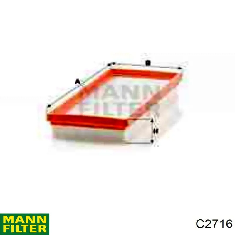 Елемент повітряного фільтра Mann-Filter C2716 ціна, від 7.77 USD